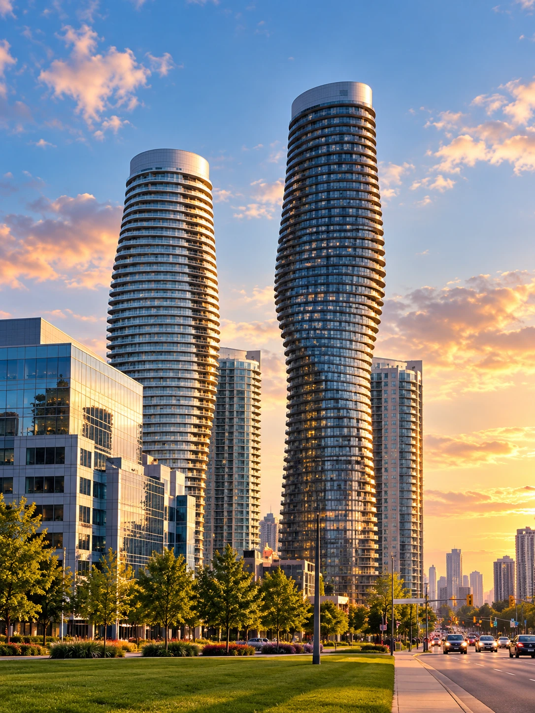 Mississauga, Ontario streetscape